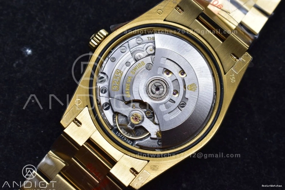 Markers President Weight) Silver 904L with YG on Bracelet 36 699 Best Durable DayDate Steel Dial Edition Roman V5 (Gain QF vr3255 0903